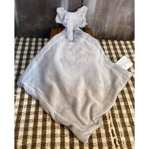 Pottery Barn Kids ELEPHANT Thumbie Security Blanket Lovey Plush Baby Gray 2019